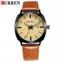 CURREN 8212 Men's Quartz Watch, Rounded Square with Date Function