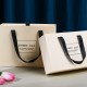 Rectangular Beige Drawer Gift box + Bag