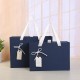 Rectangular Blue Drawer Gift box + Bag