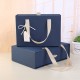 Rectangular Blue Drawer Gift box + Bag