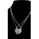 Double  Best Friend Stainless Steel Necklace