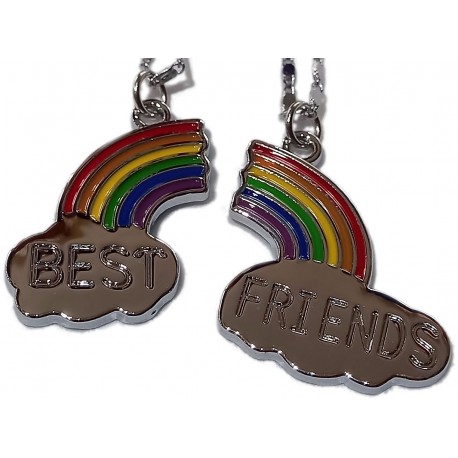 Rainbow Best Friend Necklace