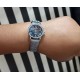 Kendy Checked Leather Ladies Watch