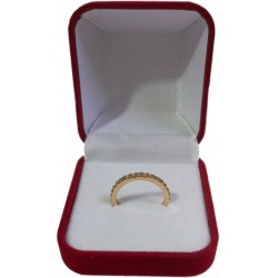 Stainless Steel Gold Wedding/ Engagement Ring