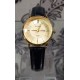 Kalbor Ladies  Black Leather Wrist Watch with Date Function