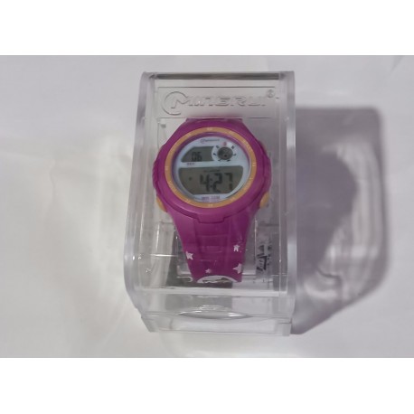 Mingrui Hot Pink Silicon Children's Analog Wrist Watch