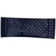 Navy Blue Polka Dots Executive Tie Set - Cufflinks, Pocket Square, Tie Gift Set