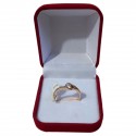 Gold Stainless Steel Engagement Ring