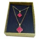 Double Layered Stainless Steel Chains with Gift Box