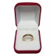 Gold Stainless Steel Men's Engagement / Wedding With Square Details