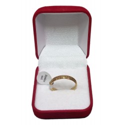 Gold Stainless Steel Men's Engagement / Wedding With Details