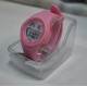 Mingrui Pink Silicon Children's Analog Wrist Watch