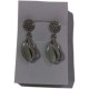 Silver Earring with Sparkling Embellishments