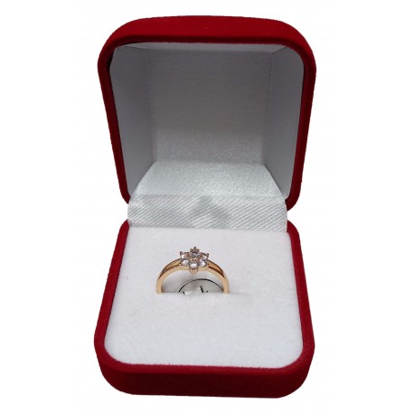 Stainless Steel Engagement Ring