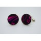 Maroon and Black Executive Cufflinks