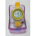 Yellow Silicon Children's Digital Wrist Watch with Alarm, Date, Stopwatch – Bright and Durable Watch for Active Kids