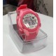 Mingrui Pink Silicon Children's Digital Wrist Watch