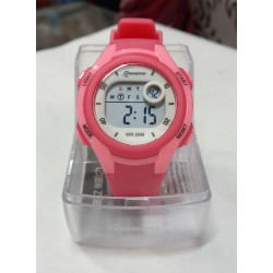 Mingrui Pink Silicon Children's Digital Wrist Watch