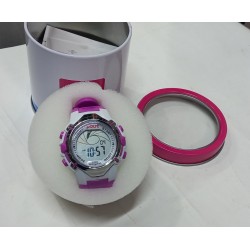 Polit Pink Silicon Children's Digital Wrist Watch