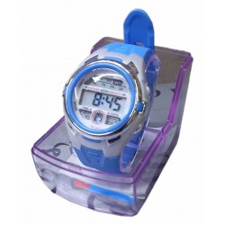 Blue Silicon Children's Digital Wrist Watch