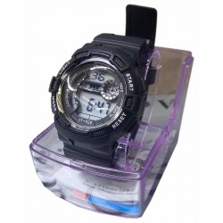 Black Silicon Children's Digital Wrist Watch