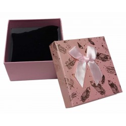 Wrist Watch Gift Box with Pillow – Beautiful Leaf Pattern