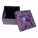 Wrist Watch Gift Box with Pillow – Beautiful Leaf Pattern (8.5CM x 8.5CM x 5.5CM)