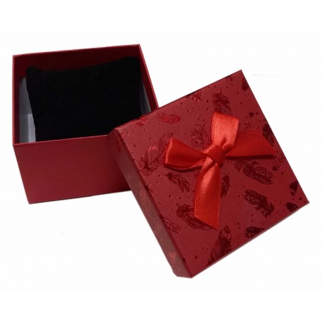 Wrist Watch Gift Box with Pillow – Beautiful Leaf Pattern