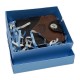 Premium Gift Box for Wallets & Accessories – Elegant Packaging with Shredded Paper (5" x 4.5" x 2")