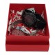 Premium Gift Box for Wallets & Accessories – Elegant Packaging with Shredded Paper (5" x 4.5" x 2")