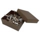 Premium Gift Box for Wallets & Accessories – Elegant Packaging with Shredded Paper (5" x 4.5" x 2")