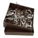 Premium Gift Box for Wallets & Accessories – Elegant Packaging with Shredded Paper (5" x 4.5" x 2")