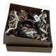 Premium Gift Box for Wallets & Accessories – Elegant Packaging with Shredded Paper (5" x 4.5" x 2")