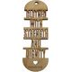 Clothed with Strength and Dignity – Engraved Wooden Bookmark