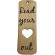 Read Your Heart Out – Wooden Bookmark